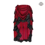 Jupe Steampunk à laçage, style gitane élégant