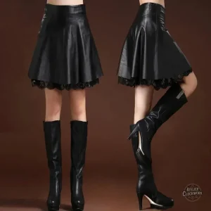 Jupe Harajuku avec design inspiré du Dark Side