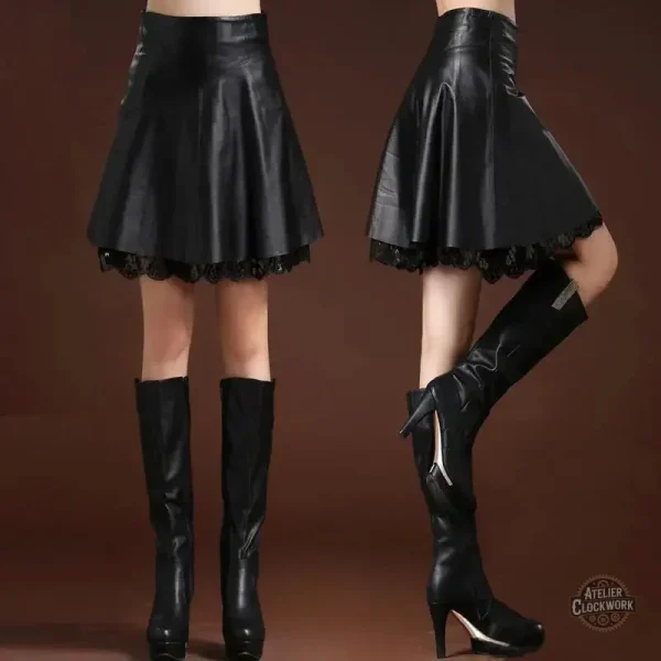 Jupe Harajuku avec design inspiré du Dark Side