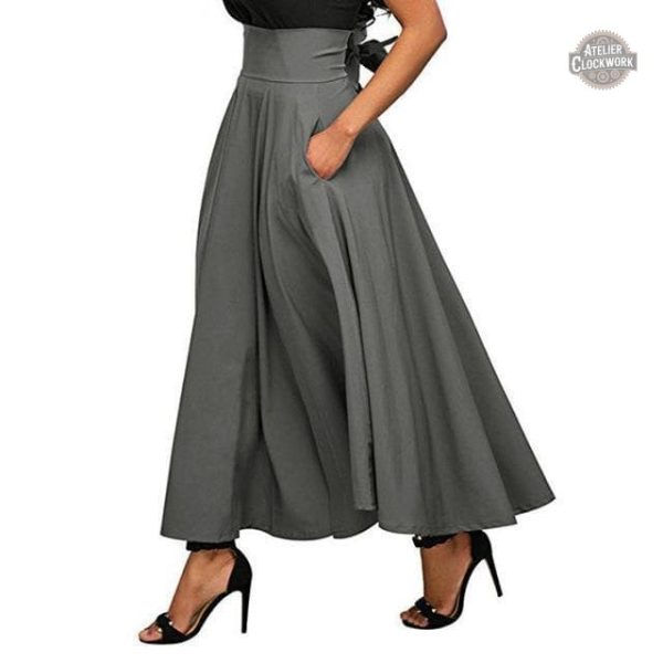 Jupe longue à motif steampunk pour un look unique