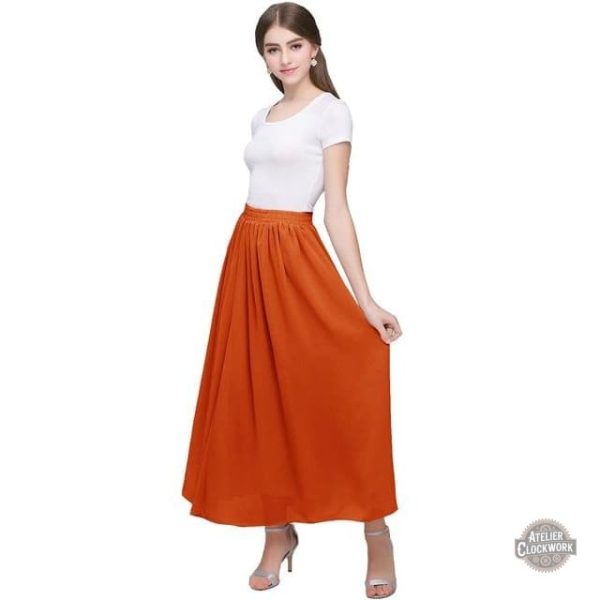 Jupe taille haute, parfaite pour toutes occasions