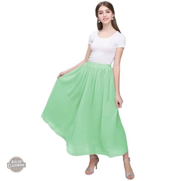 Longue jupe taille haute pour un style unique