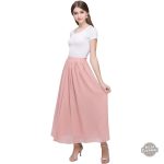 Jupe Longue Taille Haute - Bohème Mousseline - vue 2