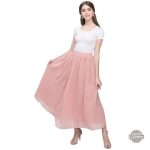Jupe longue taille haute au style steampunk