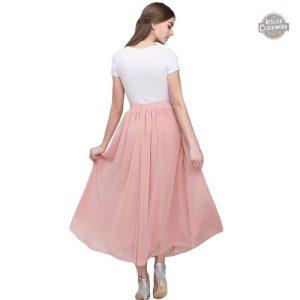 Mousseline légère pour une jupe bohème chic
