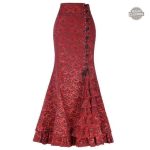 Jupe Steampunk avec une silhouette de sirène chic