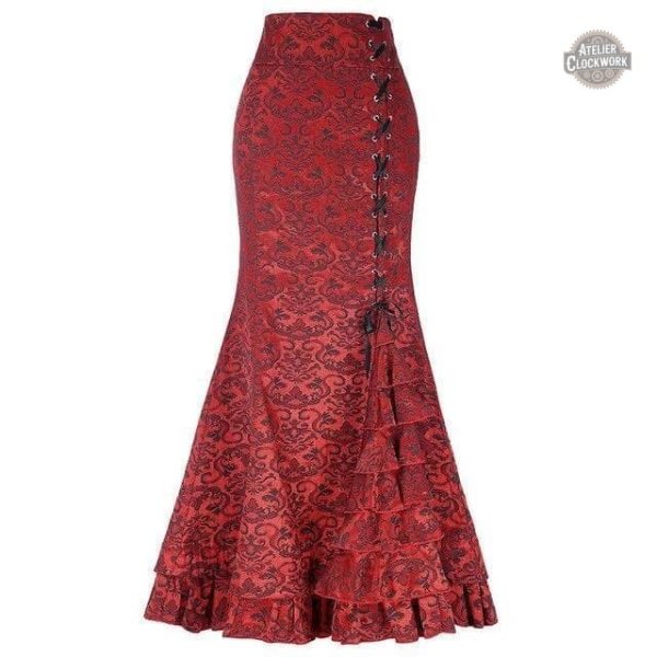 Jupe Steampunk avec une silhouette de sirène chic