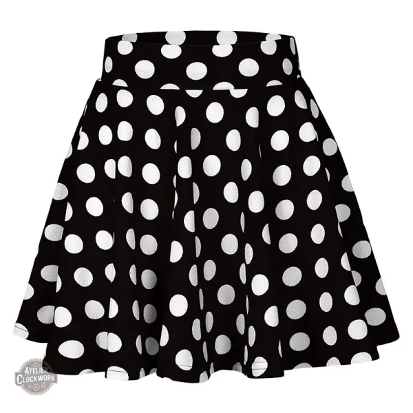 Jupe à pois, mariage de style et d'élégance