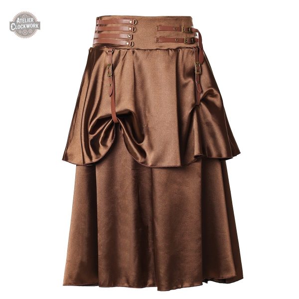 jupe-pirate-steampunk-store-1 Jupe Pirate Femme - Style Steampunk Reine des Mers