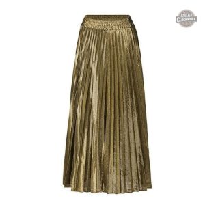 Jupe Plissée Dorée - Golden Lady