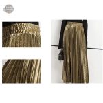 Look chic avec la jupe plissée Golden Lady