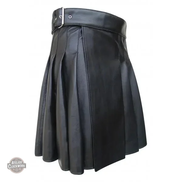 jupe-plissee-gothique-en-faux-cuir-style-medieval-1 Jupe gothique plissée en faux cuir pour style médiéval