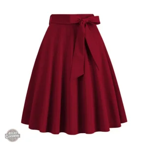 Jupe plissée vintage rockabilly pour un style rétro