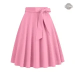 Modèle de jupe plissée, look vintage féminin