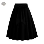 Élégance vintage avec cette jupe plissée rockabilly