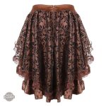 Jupe marron steampunk pour un look audacieux