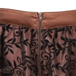 Jupe courte cowgirl dans un style vintage