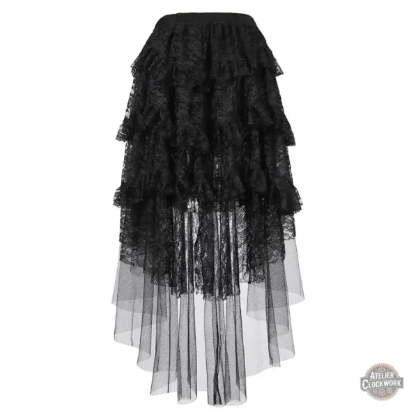 jupe-steampunk-grande-taille-1 Jupe noire grande taille steampunk femme