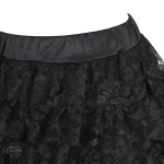 Jupe grande taille noire pour un look unique