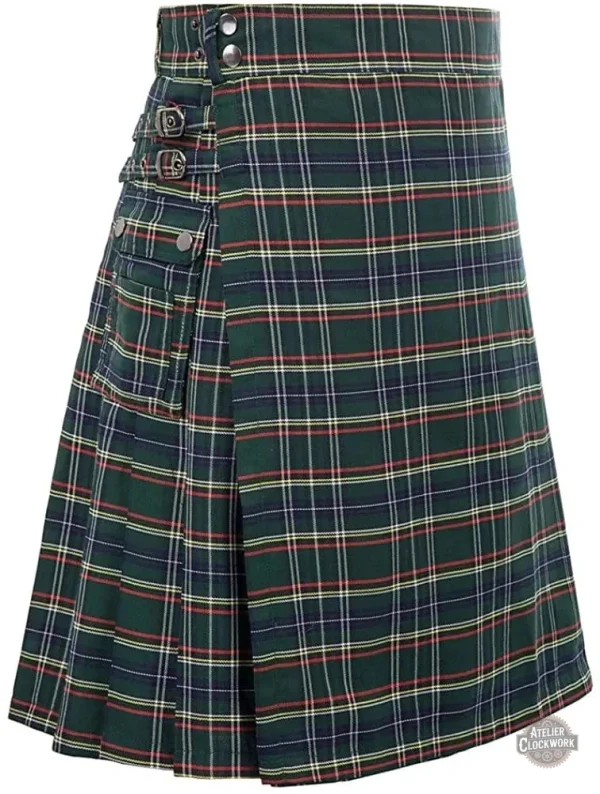 Jupe Tartan au design vintage Steampunk