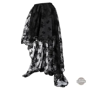 Jupe grande taille avec design floral steampunk