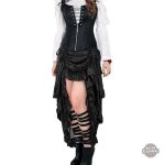 Jupe steampunk femme, mariage de styles