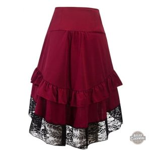 Jupe femme en style cowboy, allure rétro