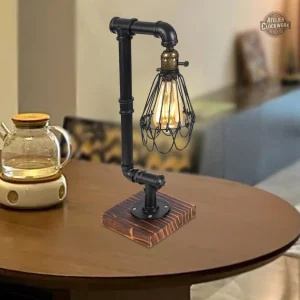 Éclairage vintage en style steampunk
