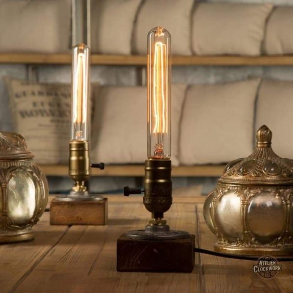 Éclairage vintage inspiré du design steampunk