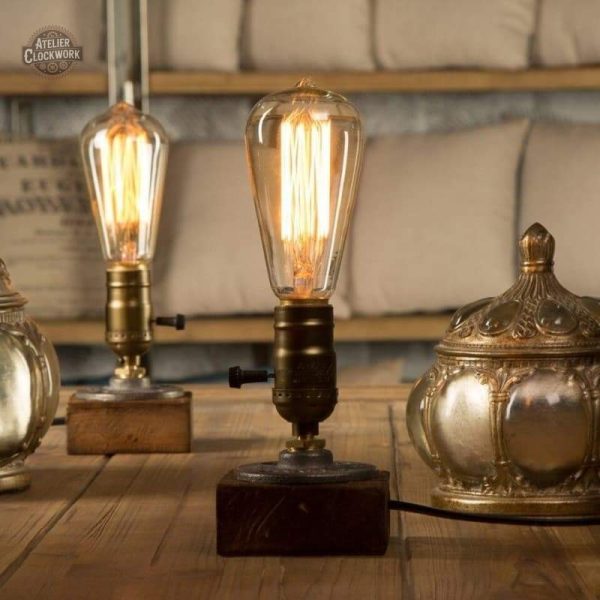 Lampe steampunk pour une ambiance rétro chic