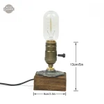 Lampe décorative au style industriel et épuré