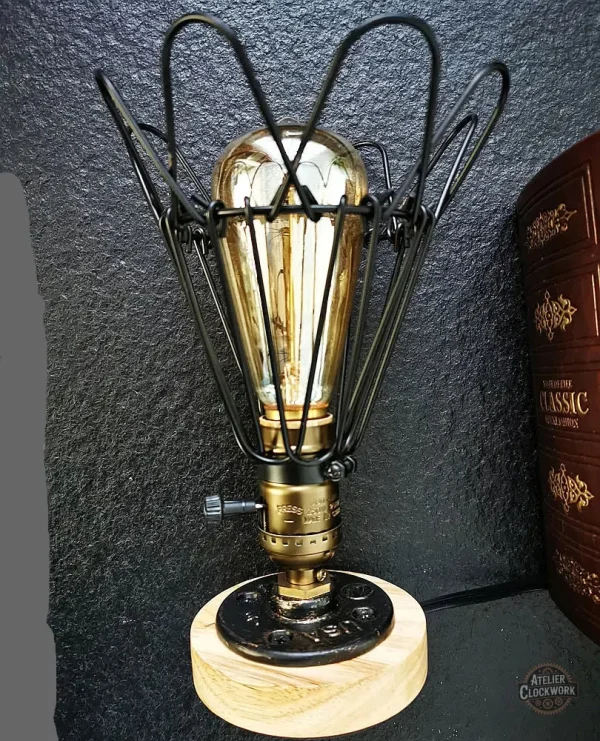 Éclairage minimaliste inspiré du design steampunk