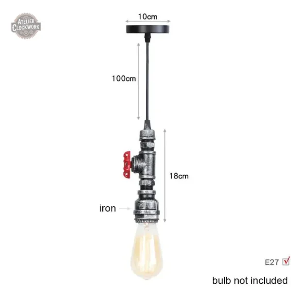 Ampoule en métal et verre