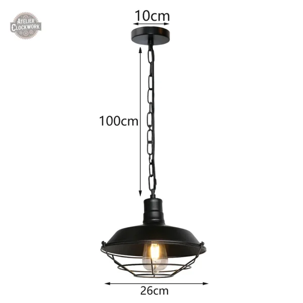 Suspension Leeds alliant charme et style industriel