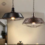 Plafonnier Leeds en design industriel vintage