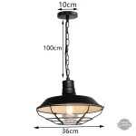 Luminaire Leeds en style vintage industriel