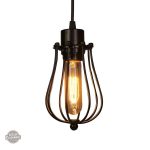 Lampe industrielle suspension Edison en style steampunk