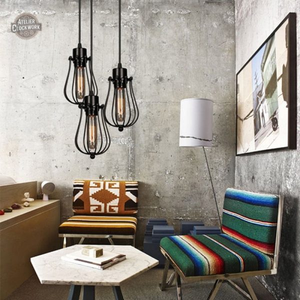 Lampe Edison en métal pour ambiance steampunk