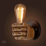 Lampe murale au design industriel vintage