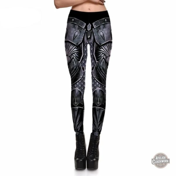 legging-armure-steampunk-store-1 Legging Steampunk Armure Vintage pour femmes