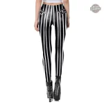 Mode Steampunk : Legging Femme en Couleurs Contrastées