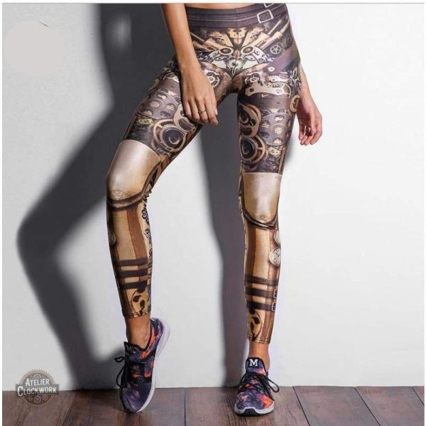 Legging Steampunk alliant style et confort