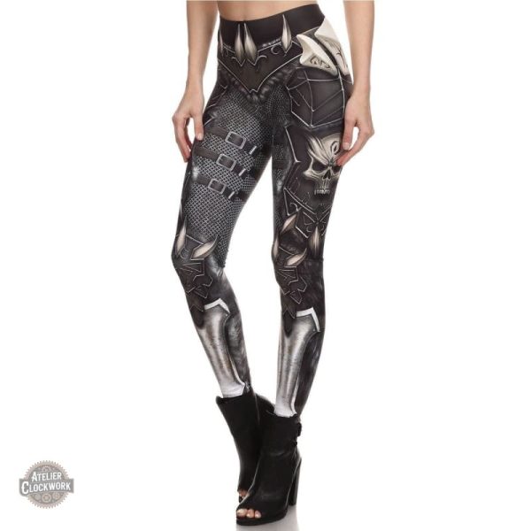 Legging gothique Steampunk avec motifs inspirés du passé