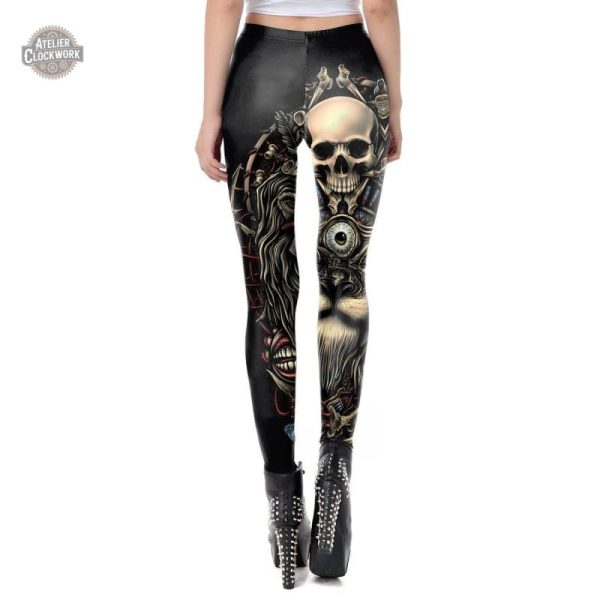 Legging gothique avec style steampunk