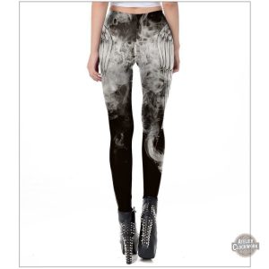 Legging femme Ange Steampunk, mélange de passé et futur