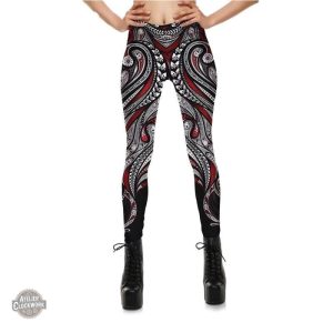 Legging Steampunk Octopus femme élégant et futuriste