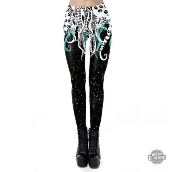 legging-poulpe-steampunk-store-1 Legging Steampunk tentaculaire pour femme