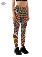 Legging psychédélique, mode féminine steampunk audacieuse