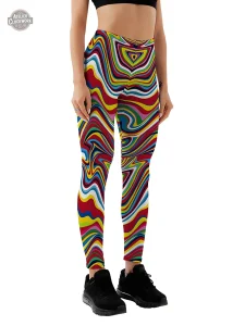Legging psychédélique, mode féminine steampunk audacieuse