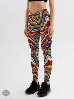 Legging tendance steampunk avec motifs vibrants et originaux